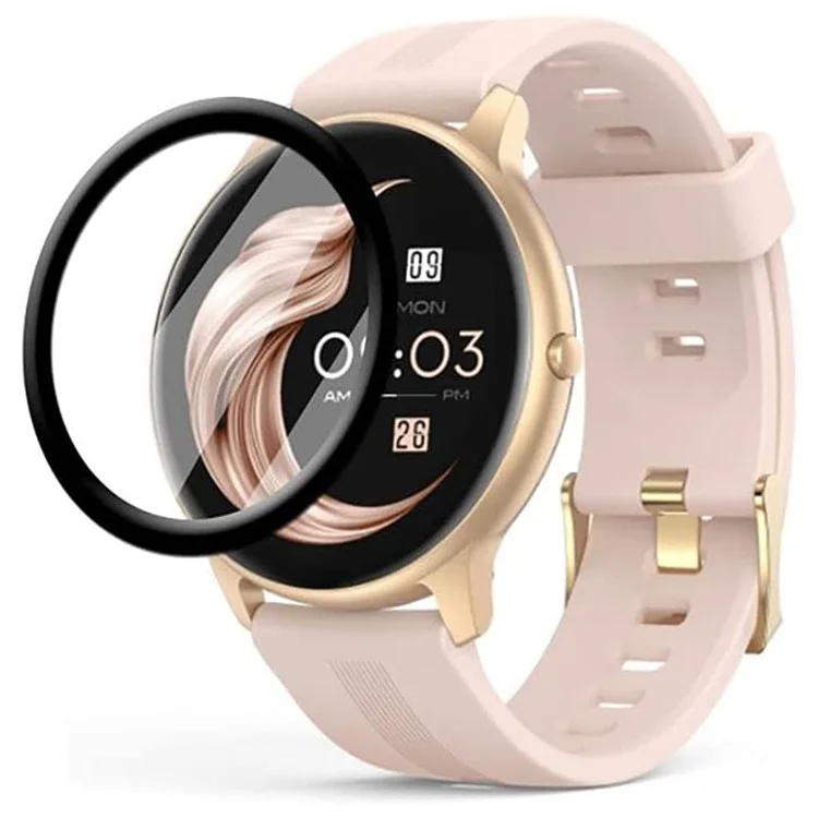 Per AGPTEK LW11 Anti-Scratch Film PET 3D Smartwatch Screen Protector