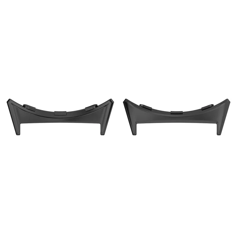 1 Pair 20mm Watch Band Connector for Google Pixel Watch 3 41mm Stainless Steel Connection Adapter - Black