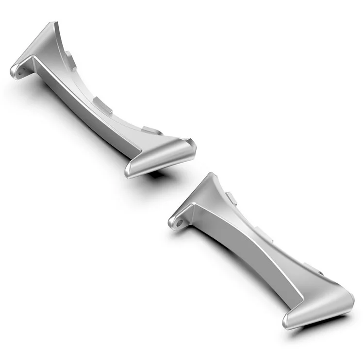 1 Pair Wristband Connector for Google Pixel Watch 3 45mm Metal Adapter (Inner Length: 22mm) - Silver