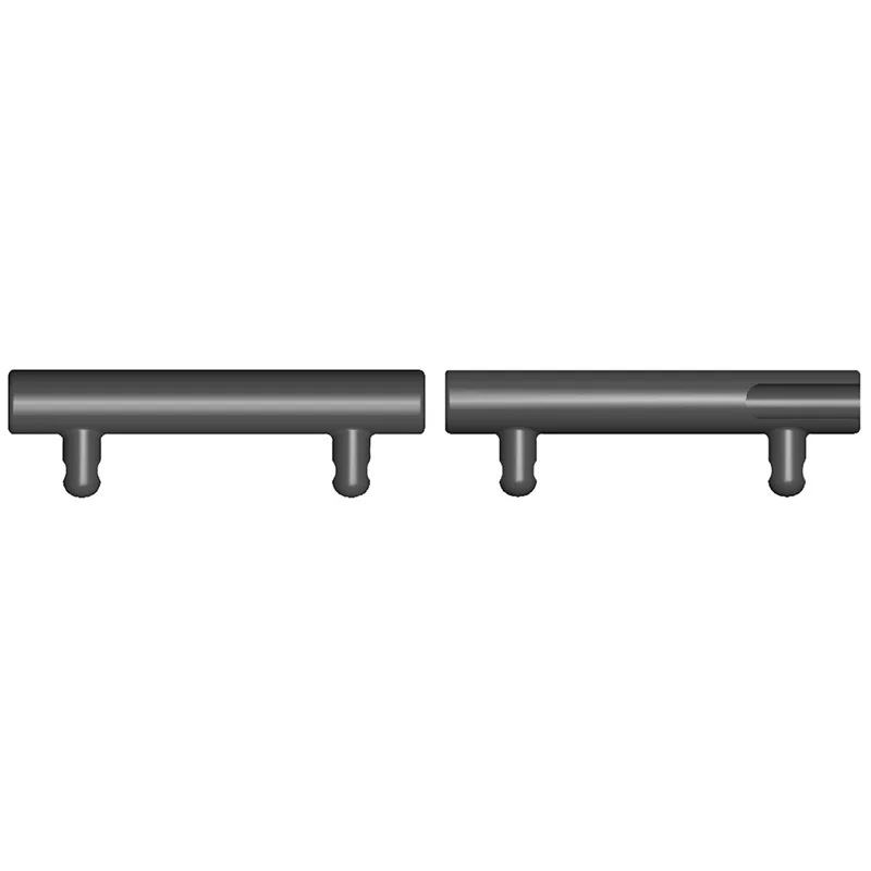 1 Pair Watch Strap Connector 22mm to 12mm Watch Band Metal Adapter - Black