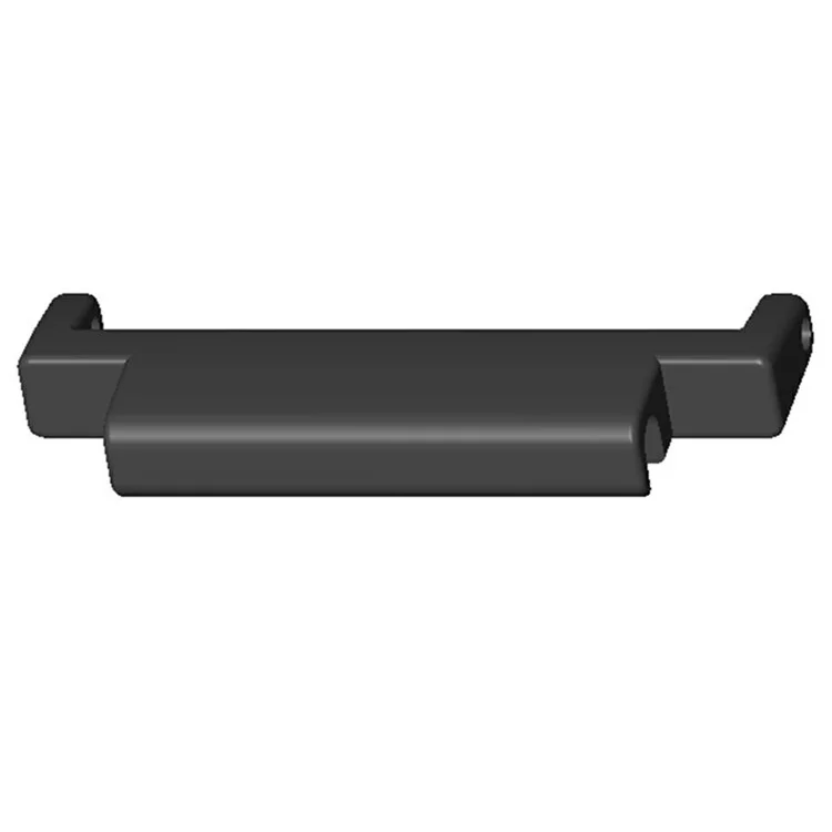 1 Pair Watch Strap Connector 18mm to 22mm Watch Band Metal Adapter - Black