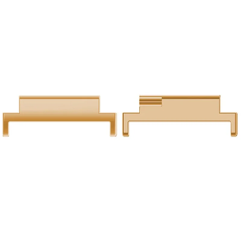 1 Pair Watch Strap Connector 18mm to 22mm Watch Band Metal Adapter - Rose Gold