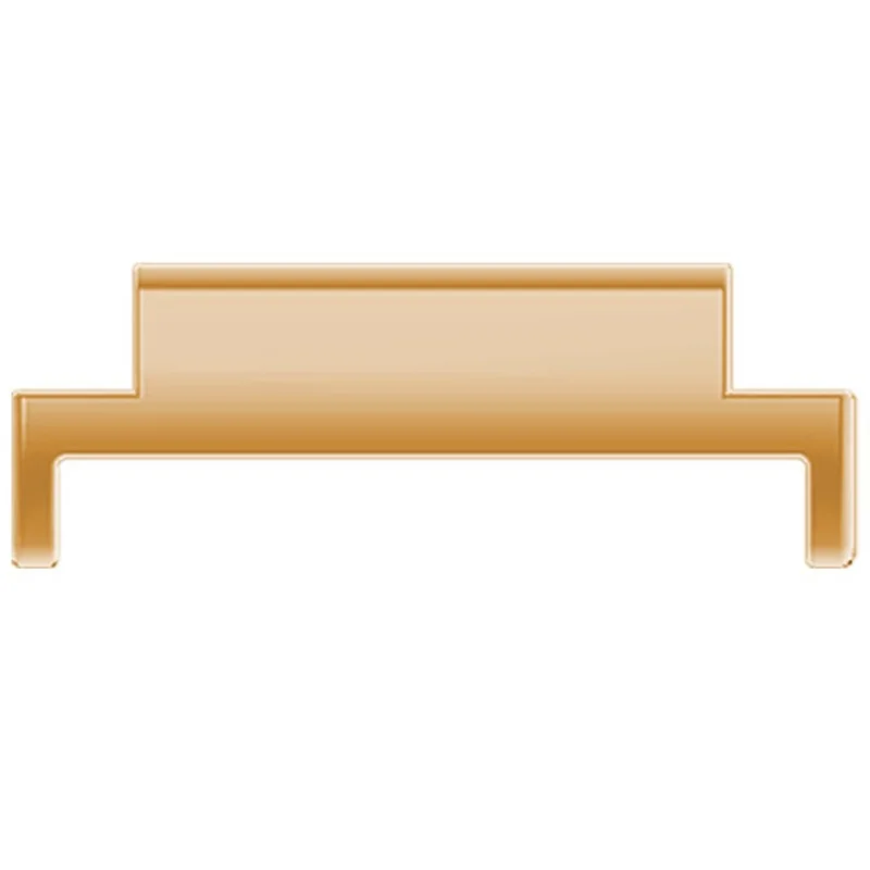 1 Pair Watch Strap Connector 18mm to 22mm Watch Band Metal Adapter - Rose Gold