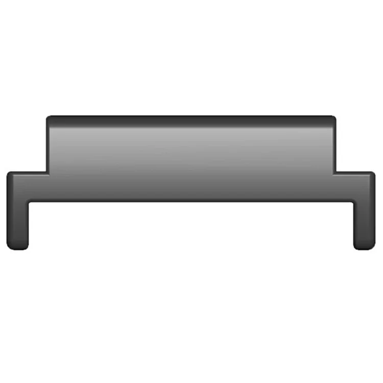 1 Paar Uhrenarmband-Verbinder 20 mm bis 22 mm Uhrenarmband Metall-Adapter - Schwarz