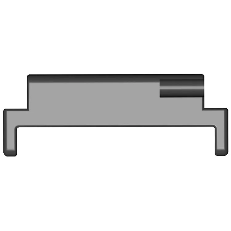 1 Paar Uhrenarmband-Verbinder 20 mm bis 22 mm Uhrenarmband Metall-Adapter - Schwarz