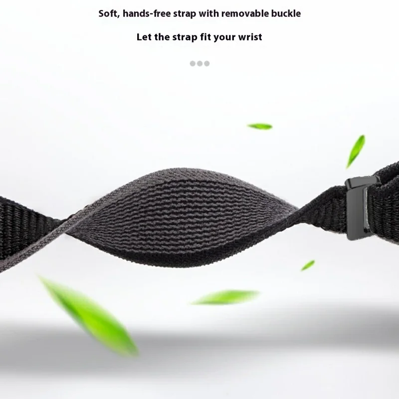 Watch Band for Garmin Fenix 7 / 6 / 5 Replacement Nylon Adjustable Loop Fastener Strap - Black+Black