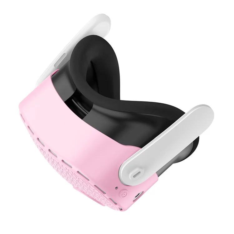 Защитный чехол для Meta Quest 3S VR Headset, силиконовый чехол - Розовый