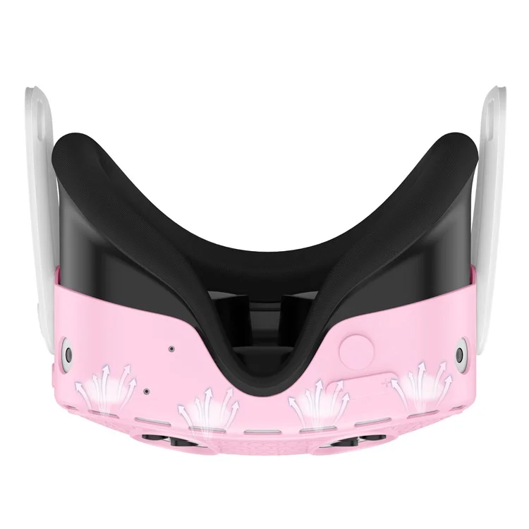 Защитный чехол для Meta Quest 3S VR Headset, силиконовый чехол - Розовый