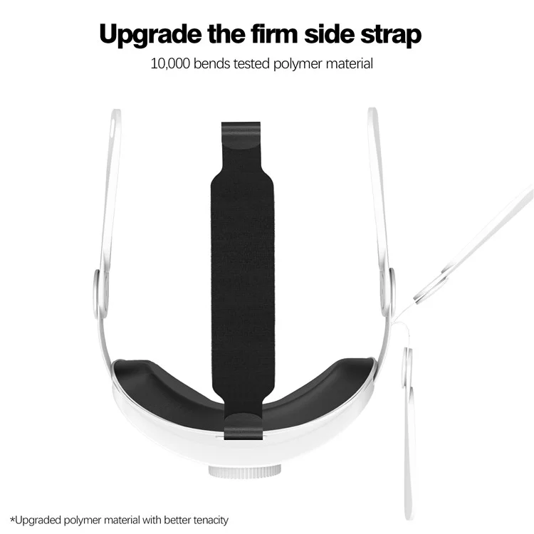 Sangle de casque pour accessoires de casque VR Meta Quest 3S Flippable Headband - Blanc