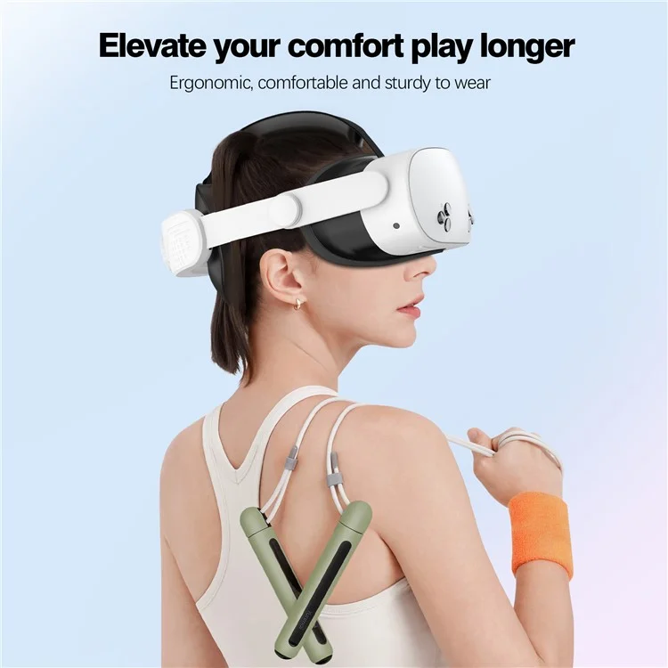Kopfgurt Für Meta Quest 3s Verstellbares Stirnband VR Headset Accessoires - Weiß