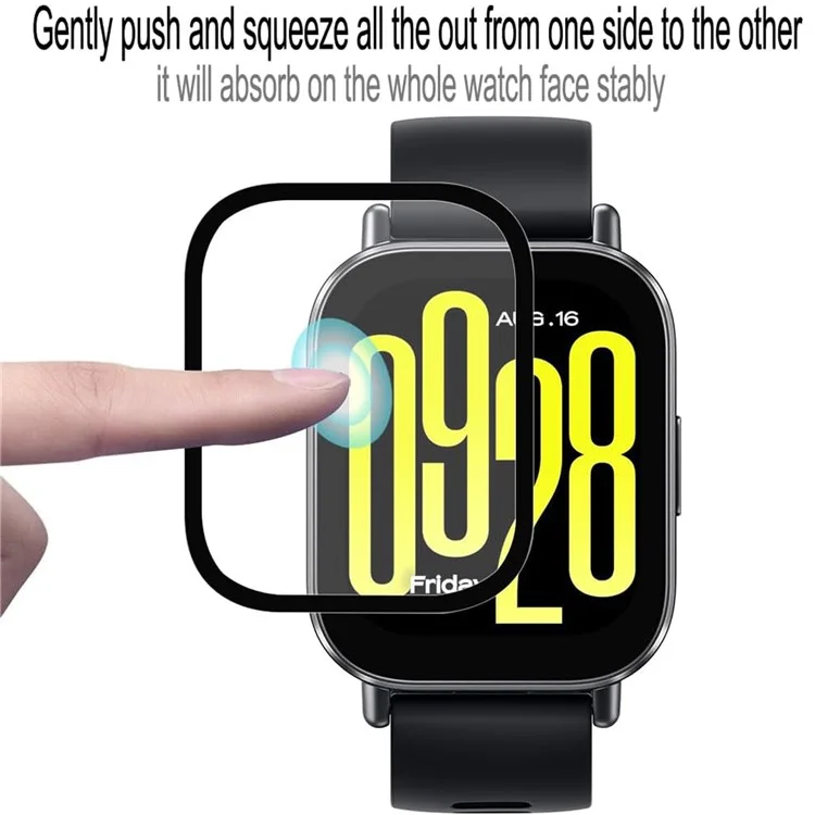For Xiaomi Redmi Watch 5 Active Watch Film Anti-Scratch Film PET 3D Smartwatch Screen Protector