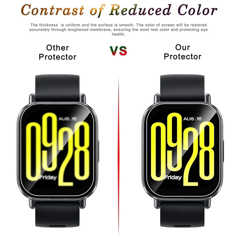 3 pièces pour écran de montre Xiaomi Redmi Watch 5 Lite, protecteur d'écran HD transparent