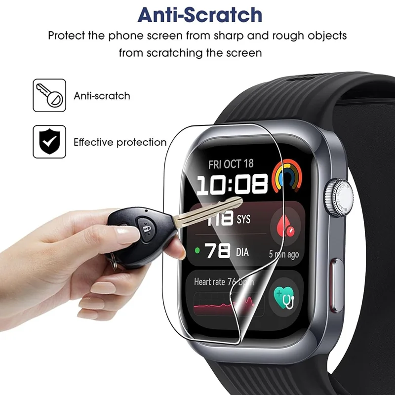 3 pièces pour Huawei Watch D2 Protecteur d'écran en TPU anti-rayures HD Clair Film hydrogel