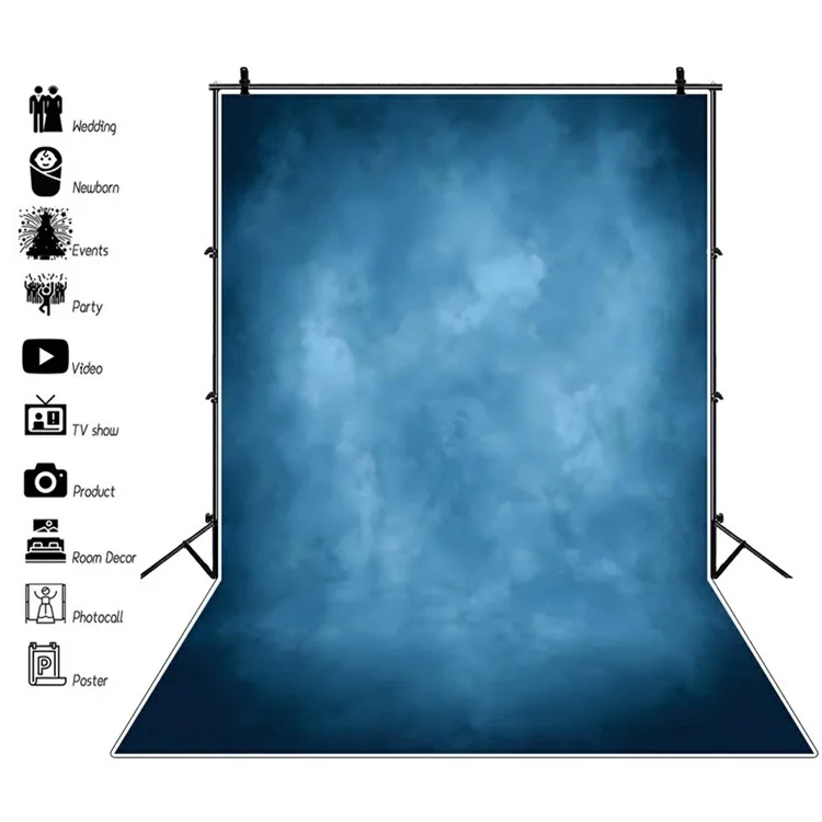 Fond de photographie 210 x 150 cm, toile de fond de studio pour séance photo et diffusion en direct - MDN18991