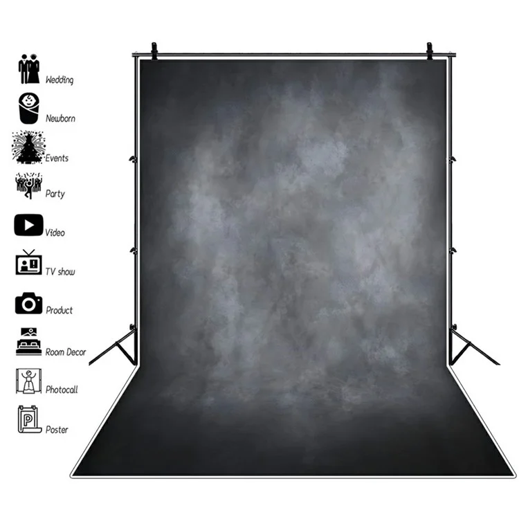 Photography Backdrop 210 x 150cm Studio Background Cloth for Photoshoot Live Streaming - MDN18996
