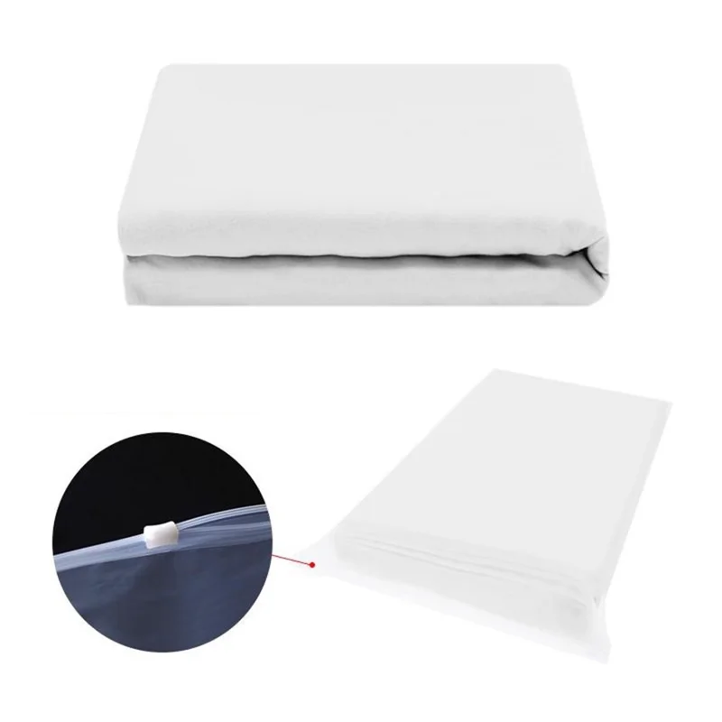 Photography Backdrop 3 x 4m Polyester Studio Background Screen for Live Streaming  /  Photo Shooting - White