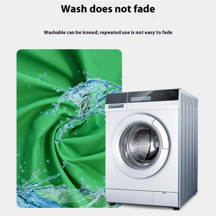 Photography Backdrop 3 x 5m 120g / m2 Polyester Cloth Studio Background Screen for Live Streaming  /  Photo Shooting - Green
