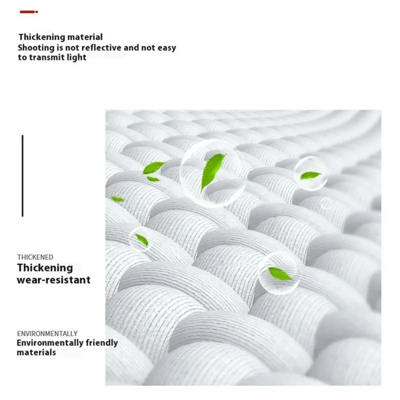 3 x 3m Photography Backdrop Set with 4 Clips Polyester Background Screen for Studio / Live Streaming - White