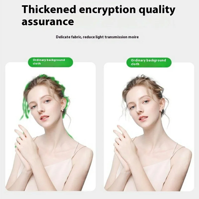 3 x 3m Photography Backdrop Photo Studio Backdrop 120g Polyester Shoot Background with Clamps - Black