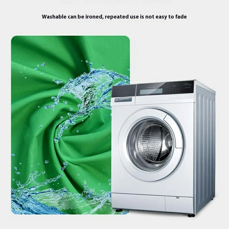 3 x 3m Photography Backdrop Photo Studio Backdrop 120g Polyester Shoot Background with Clamps - Black