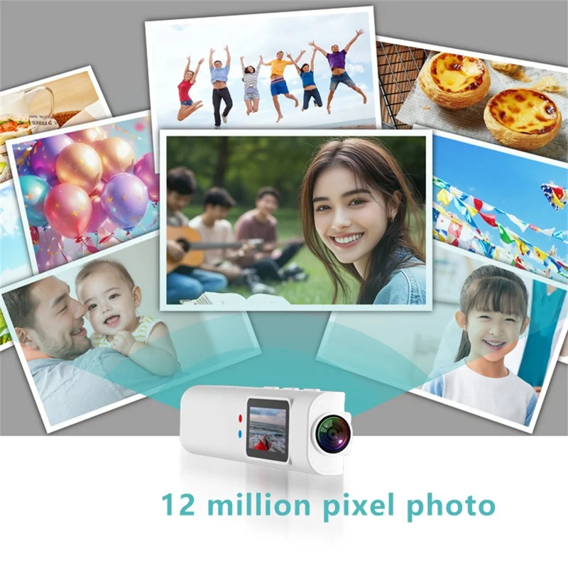 S110 First-Person View Glasses Camera IPS Display WIFI APP Control 2.7K Ultra HD Video Recorder - Black