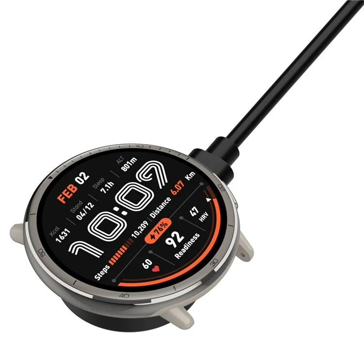 A2437 Per Huami Amazfit Active 2 Caricabatterie Divisibile per Smartwatch, Cavo Type-C da 1m