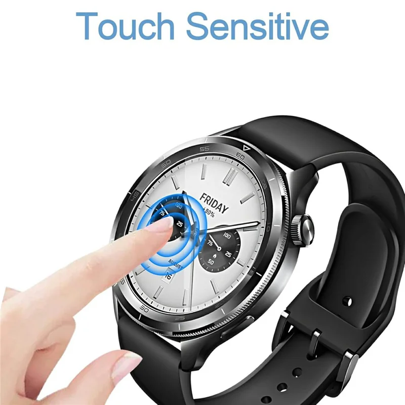 3 Peças de Película de Vidro Temperado para Xiaomi Watch S4 - Protetor de Tela HD Transparente