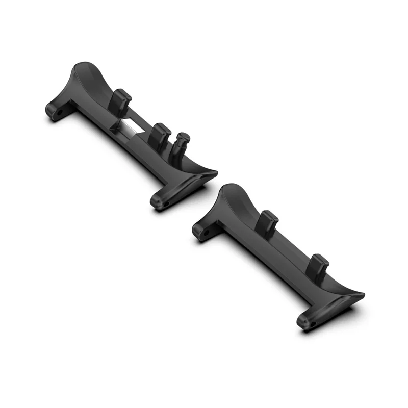1 Pair for Huawei Watch D2 Watchband Connector Replacement Strap Metal Adapters - Black