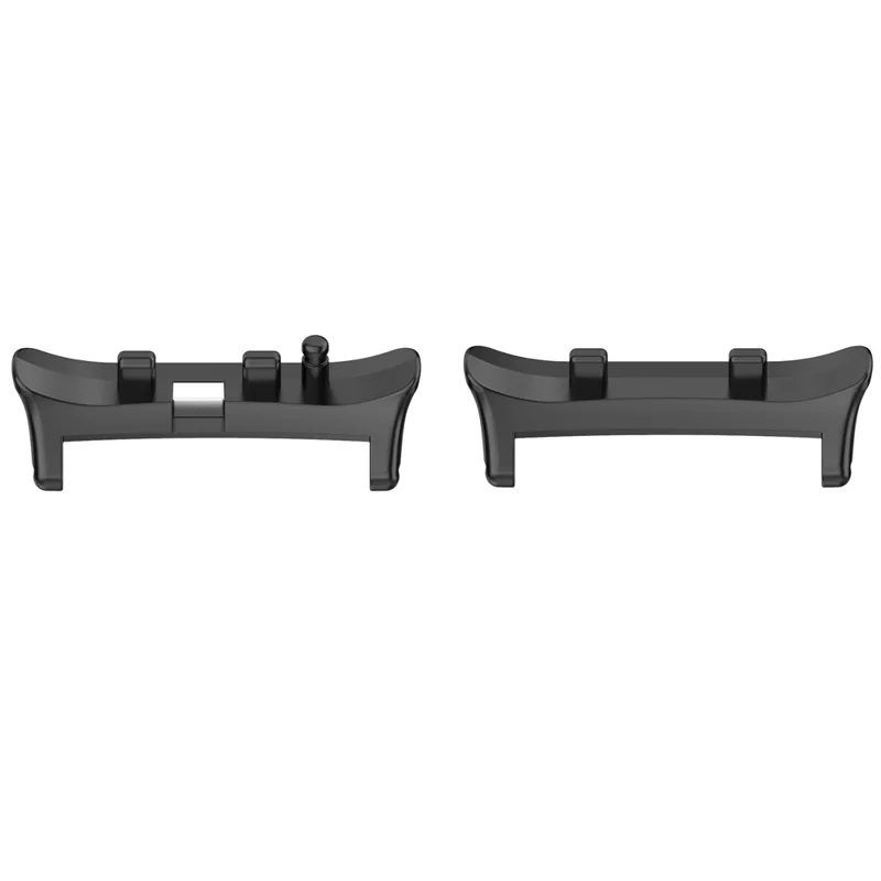 1 Pair for Huawei Watch D2 Watchband Connector Replacement Strap Metal Adapters - Black