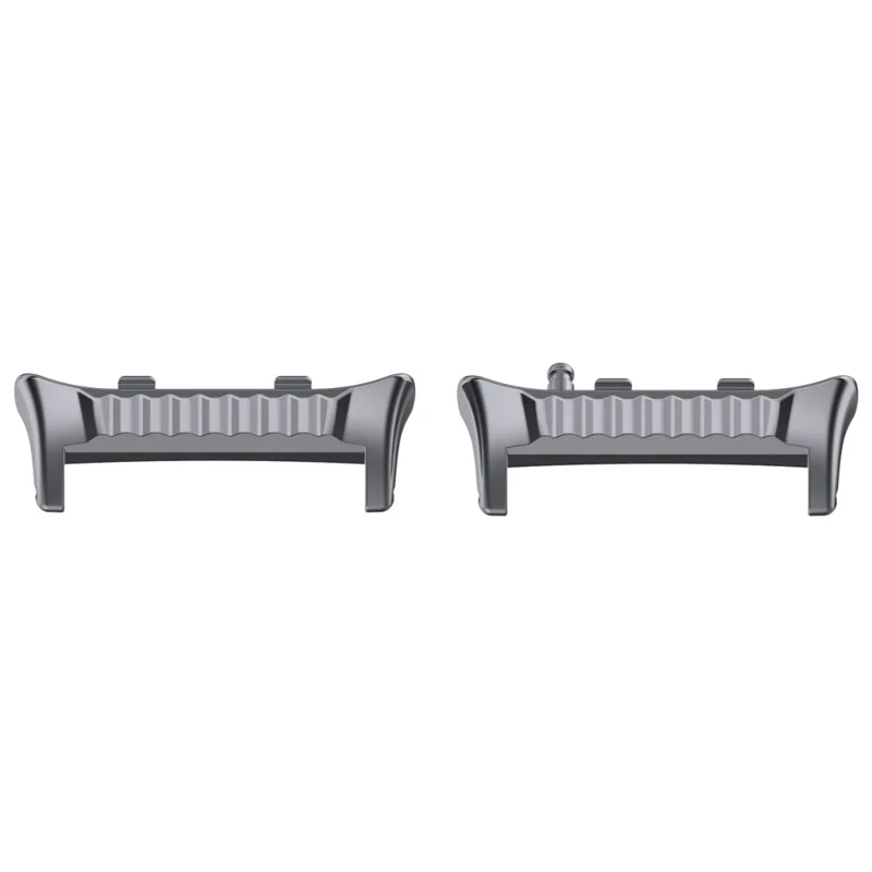 1 Pair for Huawei Watch D2 Watchband Connector Replacement Strap Metal Adapters - Grey