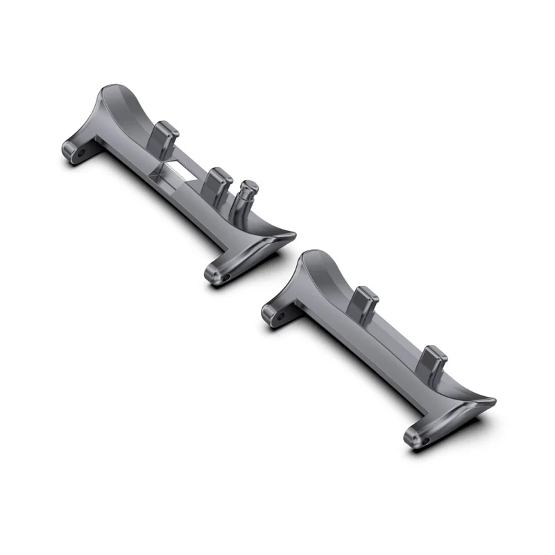 1 Pair for Huawei Watch D2 Watchband Connector Replacement Strap Metal Adapters - Grey