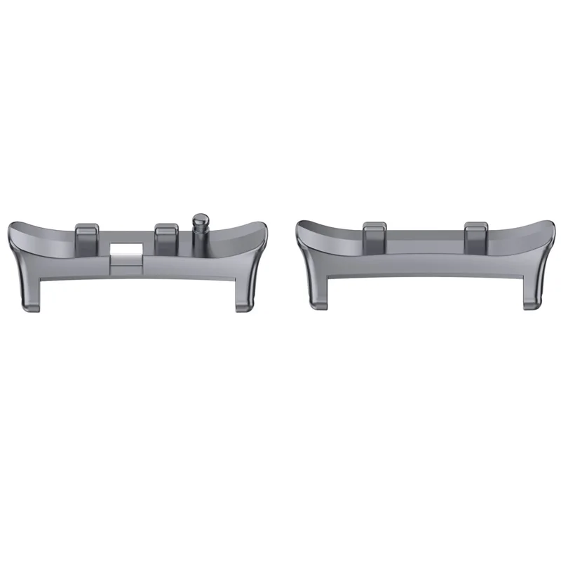 1 Pair for Huawei Watch D2 Watchband Connector Replacement Strap Metal Adapters - Grey
