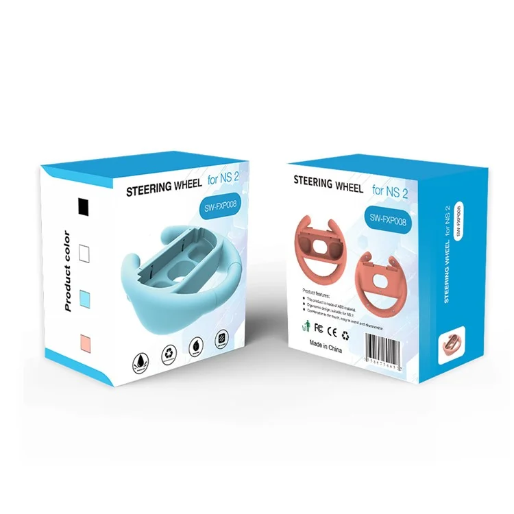 Para Nintendo Switch 2 Volantes de Juego 2Pcs Accesorio de Control de Juego Izquierdo / Derecho - Negro