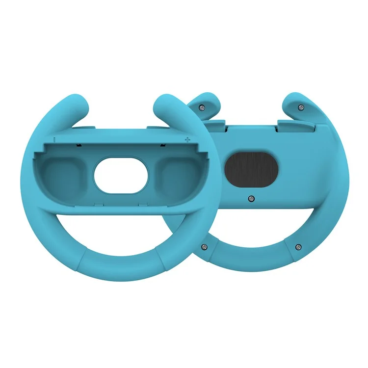 For Nintendo Switch 2 Steering Wheels Case 2Pcs Game Controller Attachment Left / Right Handle - Blue