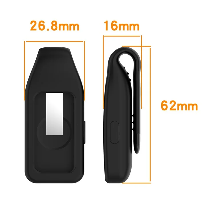 Funda de Repuesto de Clip de Hebilla para Huawei Band 10 / 9 / 8 Correa Inteligente de Silicona - Naranja