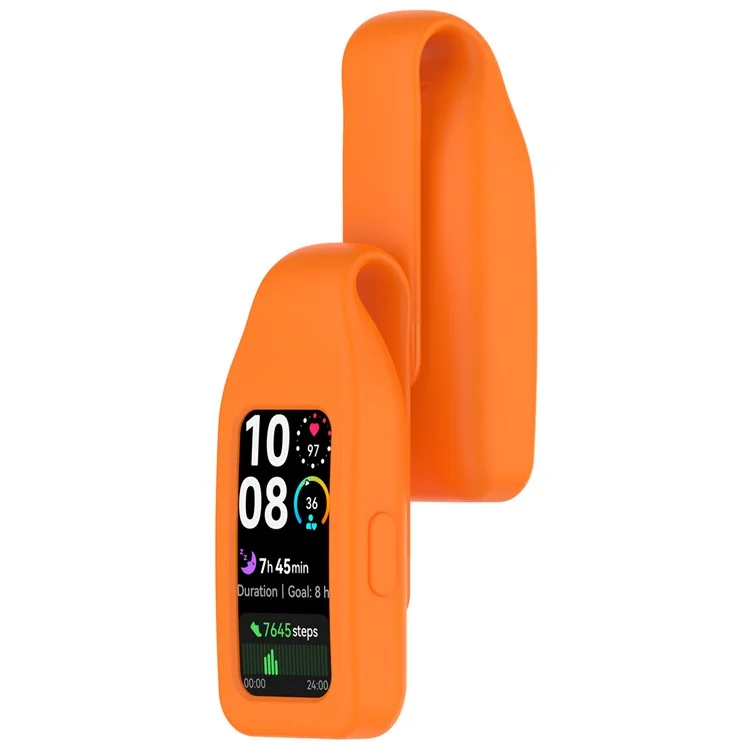 Funda de Repuesto de Clip de Hebilla para Huawei Band 10 / 9 / 8 Correa Inteligente de Silicona - Naranja