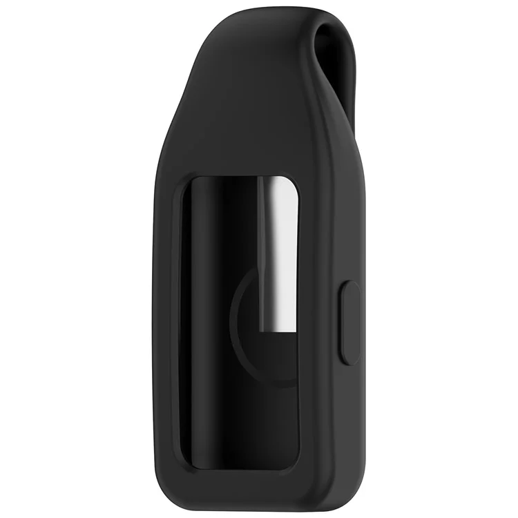 For Huawei Band 10 / 9 / 8 Clip Buckle Replacement Case Smart Watch Silicone Cover - Black