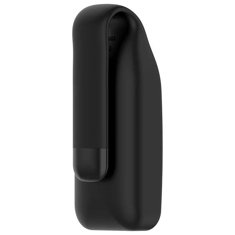 For Huawei Band 10 / 9 / 8 Clip Buckle Replacement Case Smart Watch Silicone Cover - Black