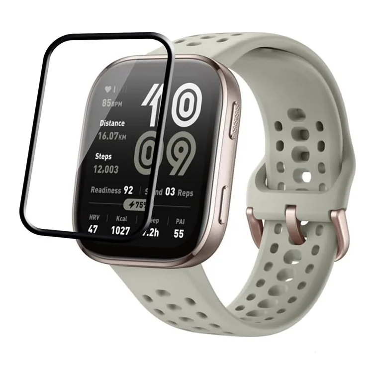 Pour Huami Amazfit Bip 6 Film de Protection Anti-Rayures Film PET 3D Protecteur d'Écran de Smartwatch