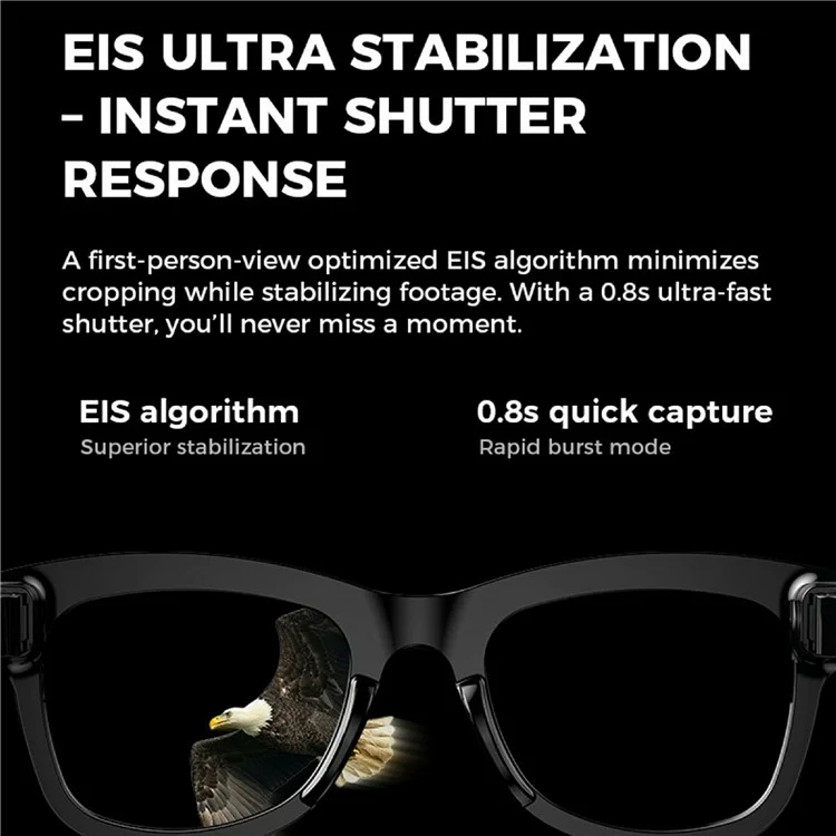 M01 Smart Bluetooth-Compatible Audio Sunglasses Call / Music Voice Assistant Real-Time Translation Glasses - M01-A