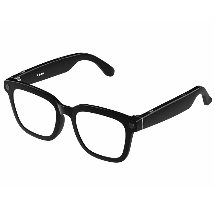 V03 Smart Glasses Wireless Real-Time Translation Glasses with AI Photography  /  Voice Calls  /  Music Playback - Blue Light
