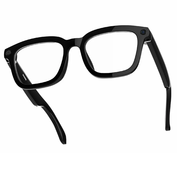 V03 Smart Glasses Wireless Real-Time Translation Glasses with AI Photography  /  Voice Calls  /  Music Playback - Blue Light