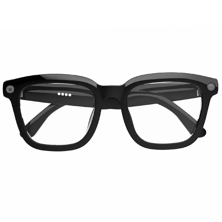 V03 Smart Glasses Wireless Real-Time Translation Glasses with AI Photography  /  Voice Calls  /  Music Playback - Blue Light