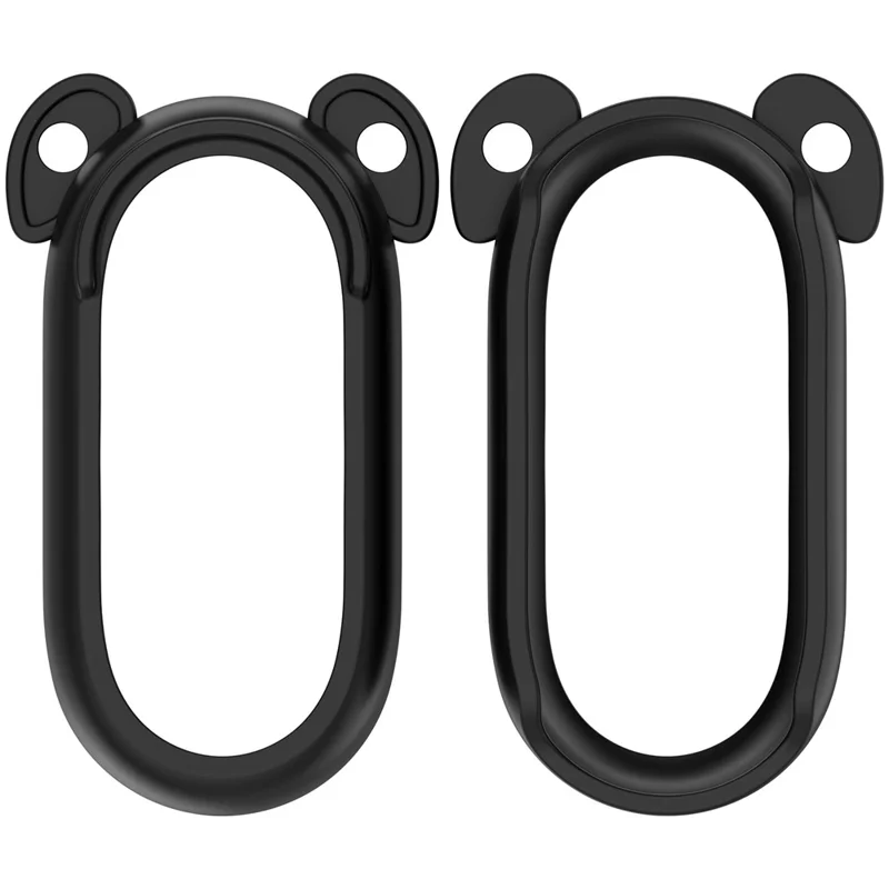 For Insta360 GO 2 Silicone Protective Case Hollow Design Anti-drop Camera Cover - Black