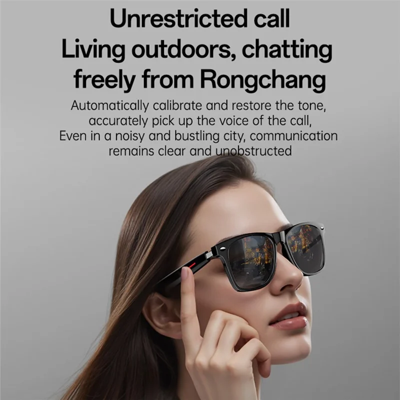YESIDO IO35 Smart Music Sunglasses Bluetooth-Compatible Wireless IP54 Waterproof Hands-Free Calling Eyewear