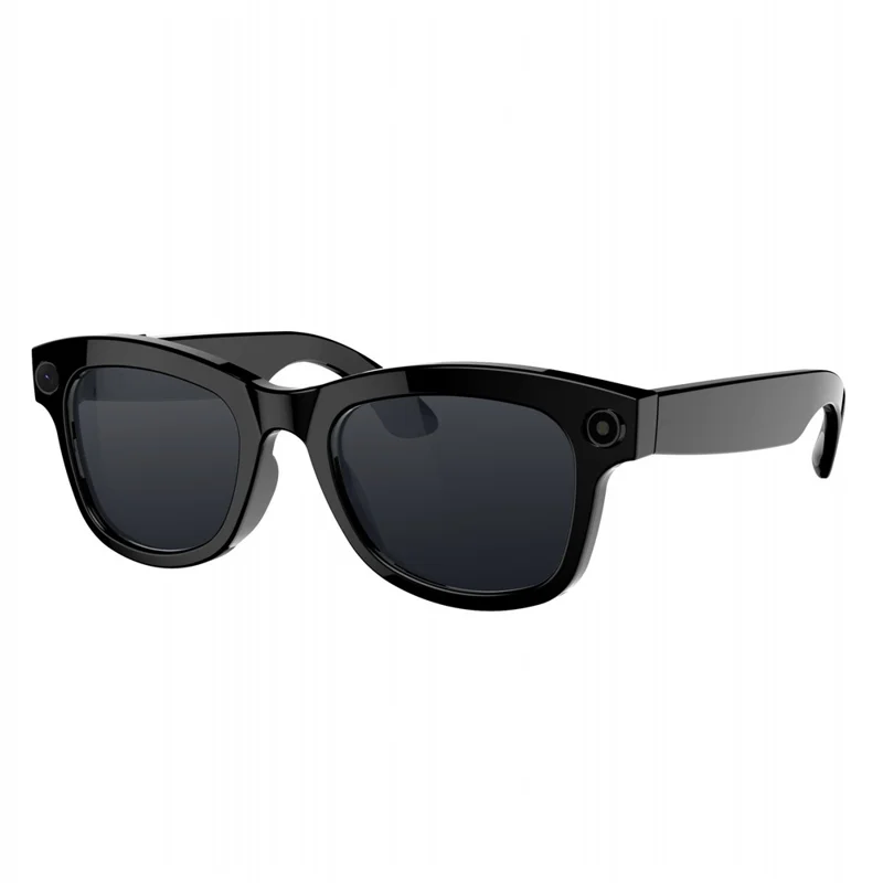 M01pro Smart AI 8MP Camera Glasses Waterproof Real-Time Translation Voice Call Music Glasses - Sunglasses