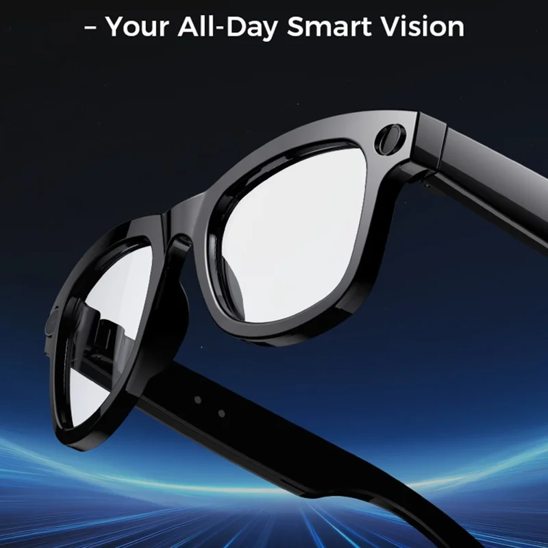 M01pro Smart AI 8MP Camera Glasses Waterproof Real-Time Translation Voice Call Music Glasses - Sunglasses