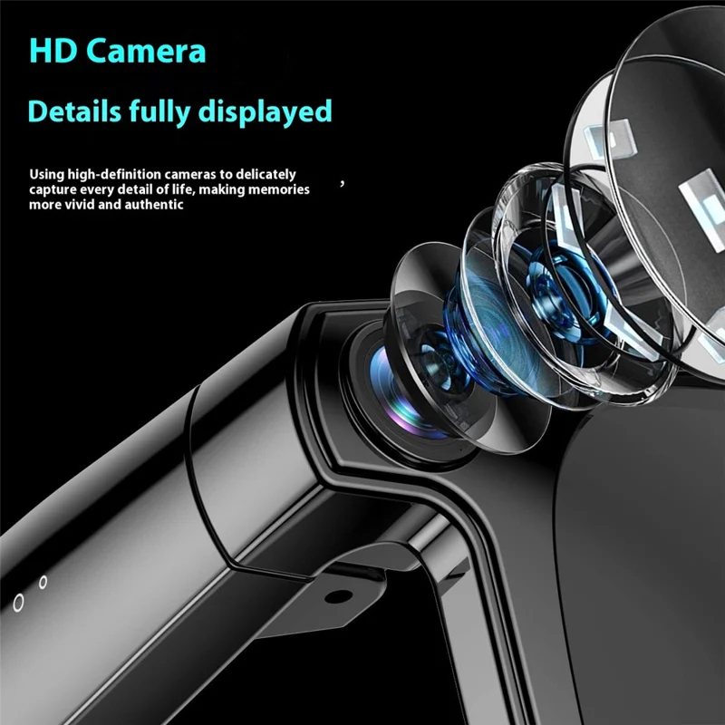 CY01 AI Translation Smart Glasses Photo Video Recording 8MP Camera Bluetooth-Compatible Glasses with Dual Lenses
