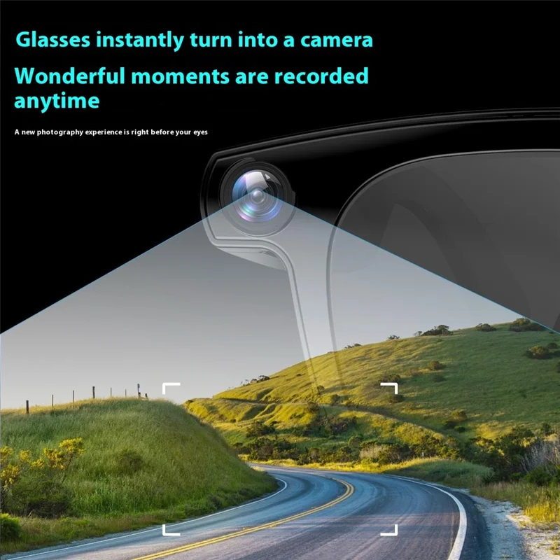 CY01 AI Translation Smart Glasses Photo Video Recording 8MP Camera Bluetooth-Compatible Glasses with Dual Lenses