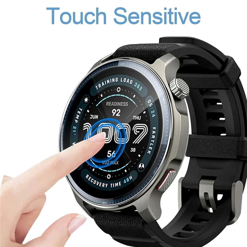 3 Stück Panzerglas Displayschutzfolie für Huami Amazfit Balance 2 - HD Klar Schutzfolie für Smartwatch